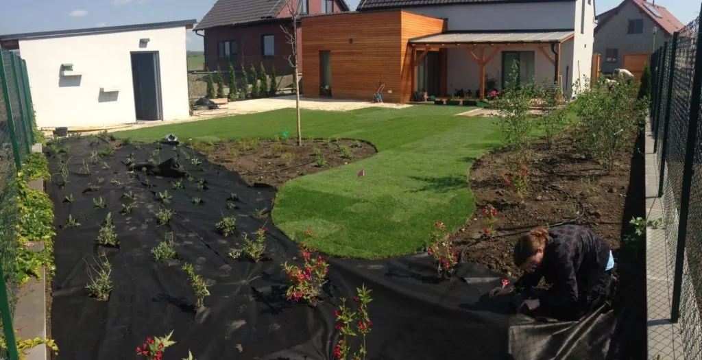 Realizace zahrady, které předcházel návrh od společnosti Greenvia